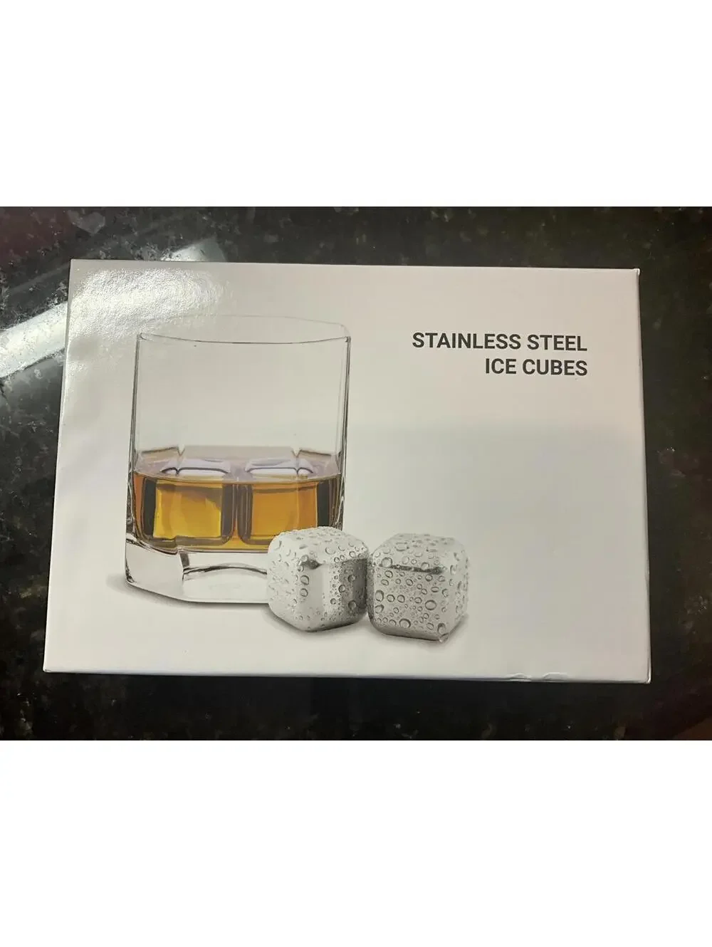 Stainless Steel Whiskey Ice Cubes NIB